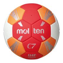 Хандбална топка Molten H2C3500, Бяла с червено, Размер 2